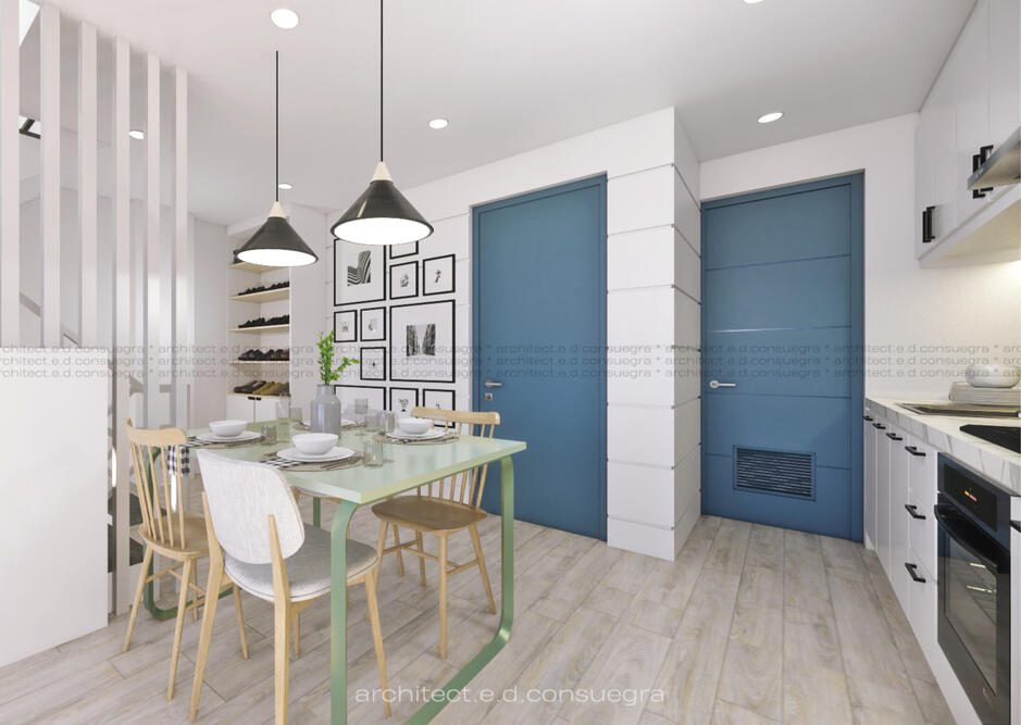 Pembo Makati Minimalist Interior Residence | Dining Area