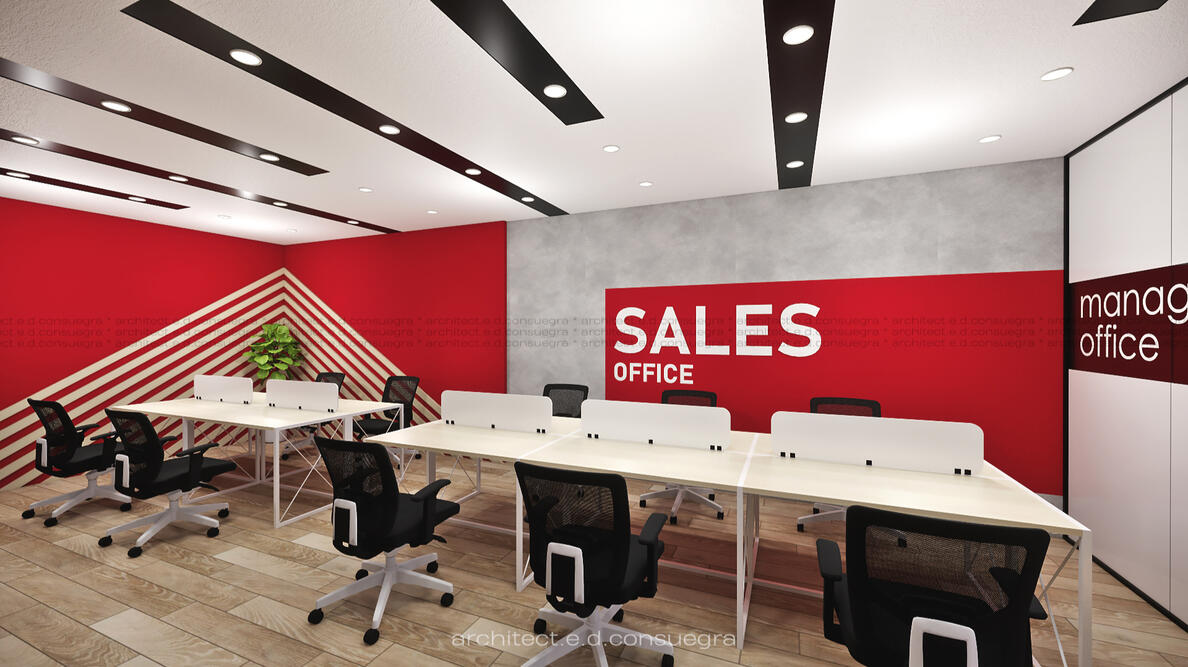 Bevi Office Interior Fit-out | Staff Area